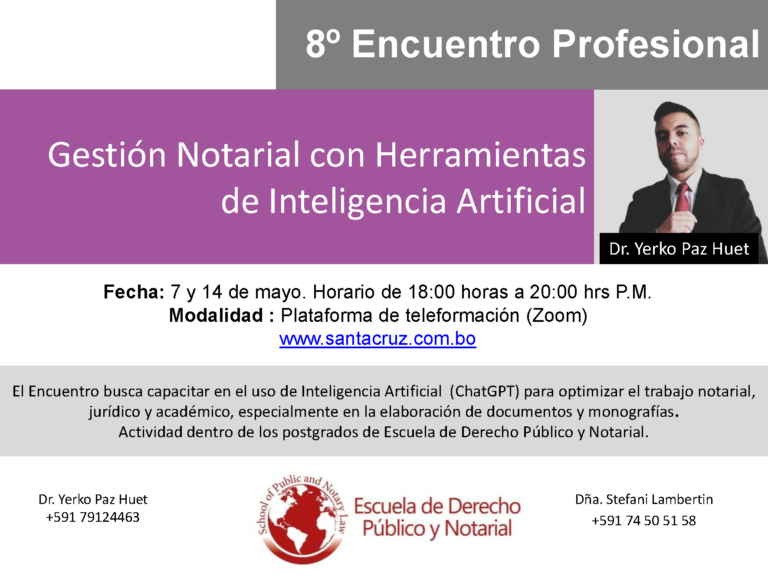Encuentro profesional Inteligencia artificial 23 de abril